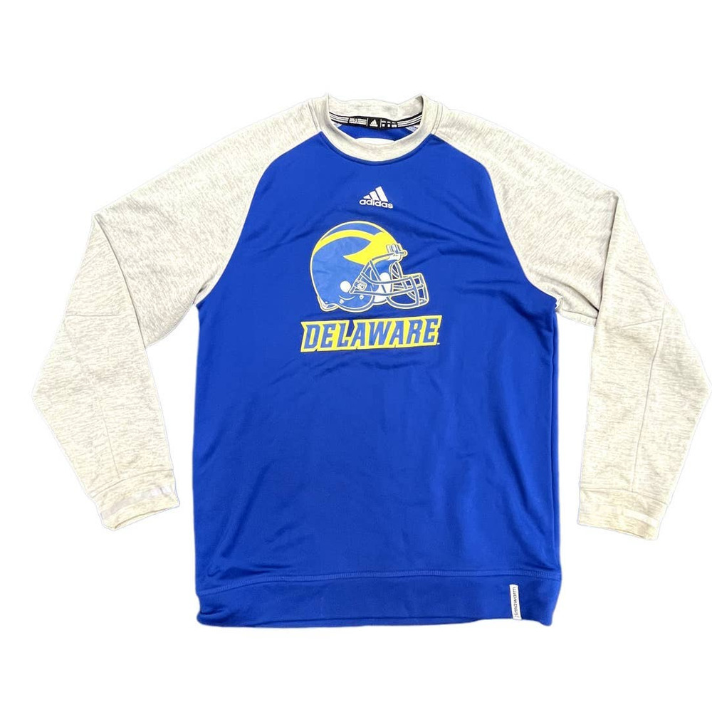 Adidas University of Delaware pullover sweatshirt Sz Medium